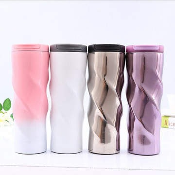 500ml Twist Cup 304 (18/8) Stainless Steel Cups Double Wall Insulated Tumbler